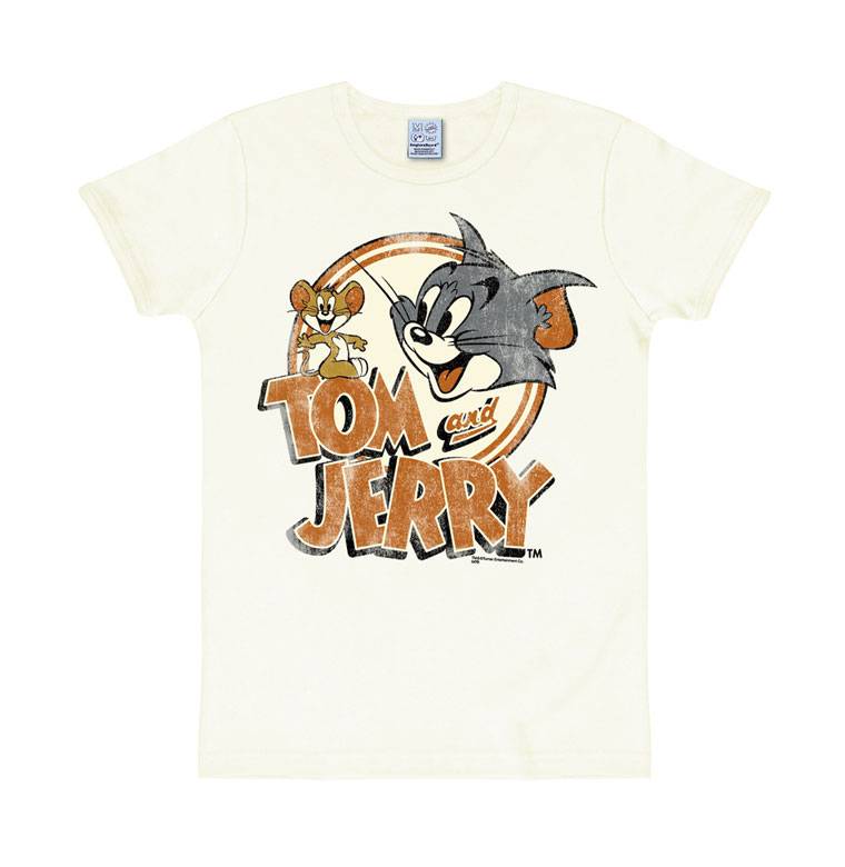 Logoshirt Tom & Jerry - Logo - T-Shirt Print - Herren Lagerräumung