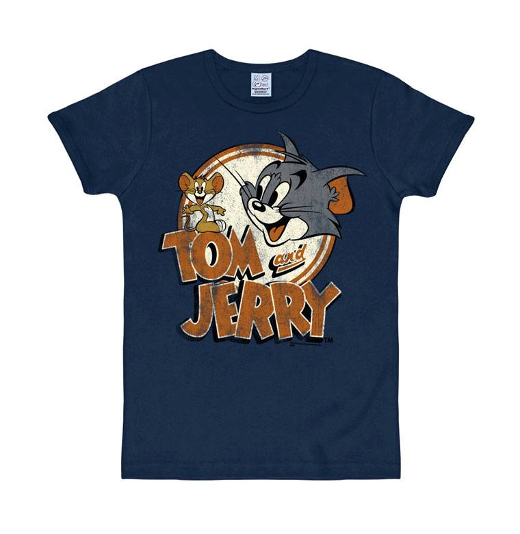 Logoshirt Tom & Jerry - Logo - T-Shirt Print - Herren Lagerräumung