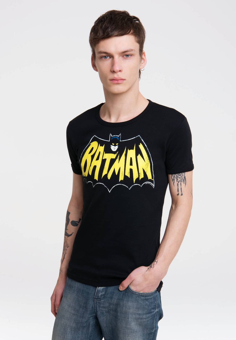 Logoshirt Batman - Fledermaus - DC Comics - T-Shirt Print - Herren Neueste Mode