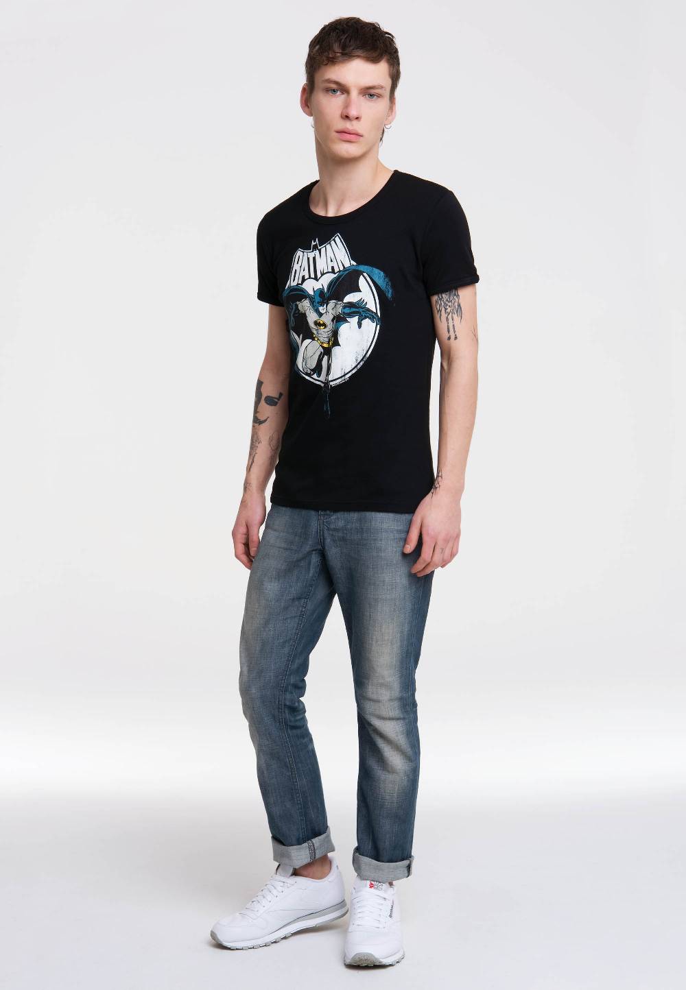 Logoshirt Batman - Vollmond - DC Comics - T-Shirt Print - Herren Online Outlet