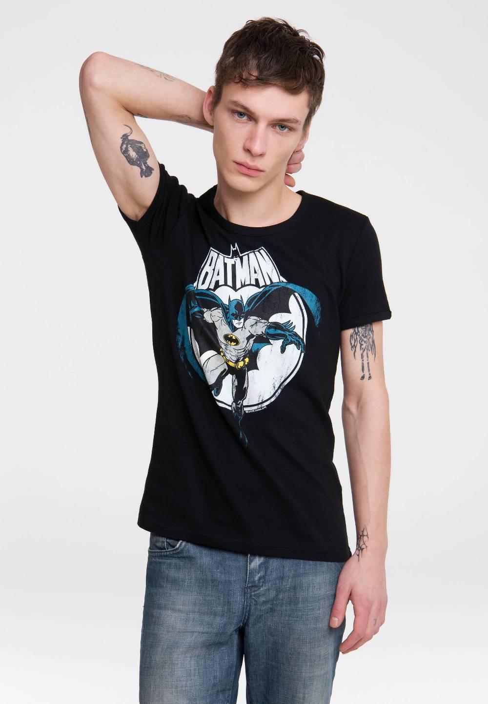 Logoshirt Batman - Vollmond - DC Comics - T-Shirt Print - Herren Online Outlet