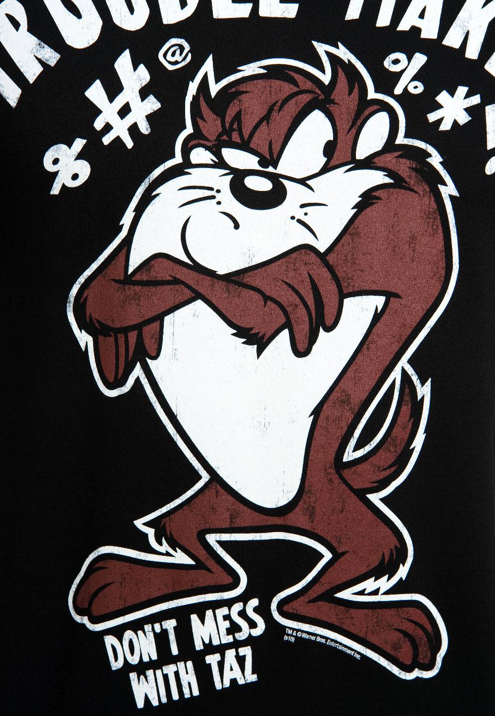 Logoshirt Looney Tunes - Taz - Tasmanischer Teufel - Trouble Maker - T-Shirt Print - Herren Saisonale Angebote