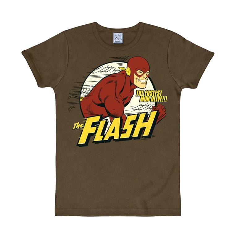 Logoshirt The Flash - The Fastest Man Alive - DC Comics - T-Shirt Print - Herren Tägliche Deals