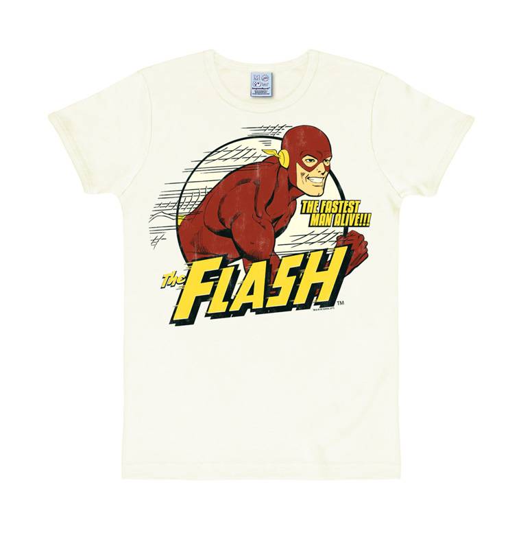 Logoshirt The Flash - The Fastest Man Alive - DC Comics - T-Shirt Print - Herren Tägliche Deals