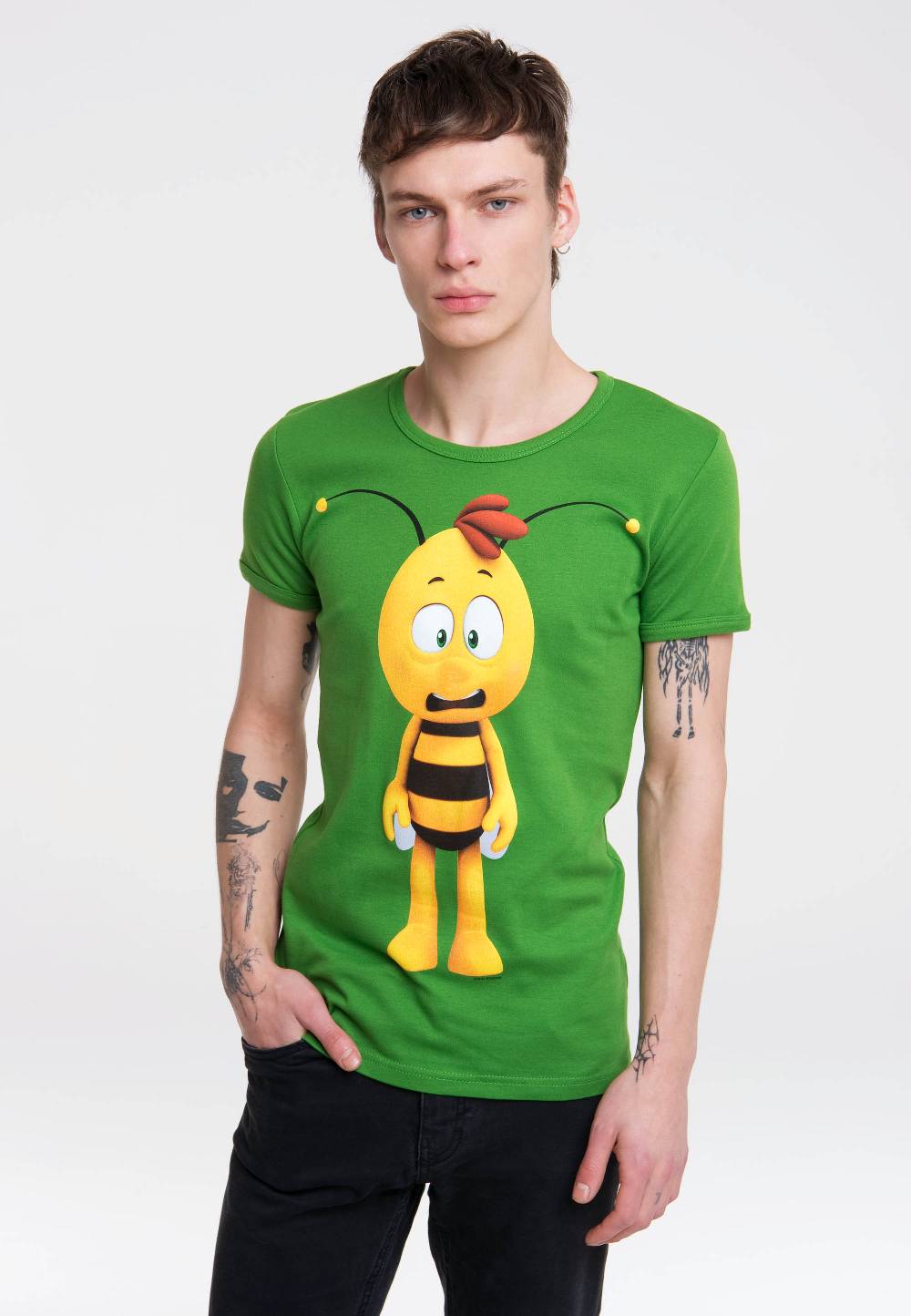 Logoshirt Biene Maja - Willi 3D - T-Shirt Print - Herren Wochenangebot