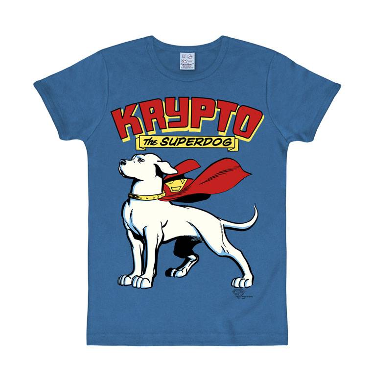 Logoshirt Superman - Krypto, der Superhund - DC Comics - T-Shirt Print - Herren Begrenzte Freigabe