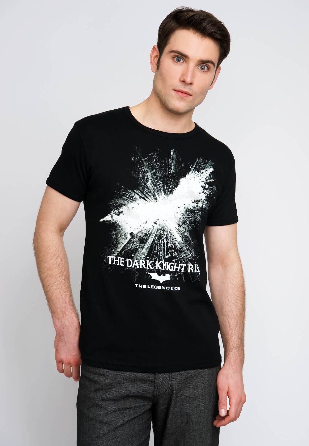 Logoshirt Batman - The Dark Knight Rises - DC Comics - T-Shirt Print - Herren Bis zu 50% Rabatt