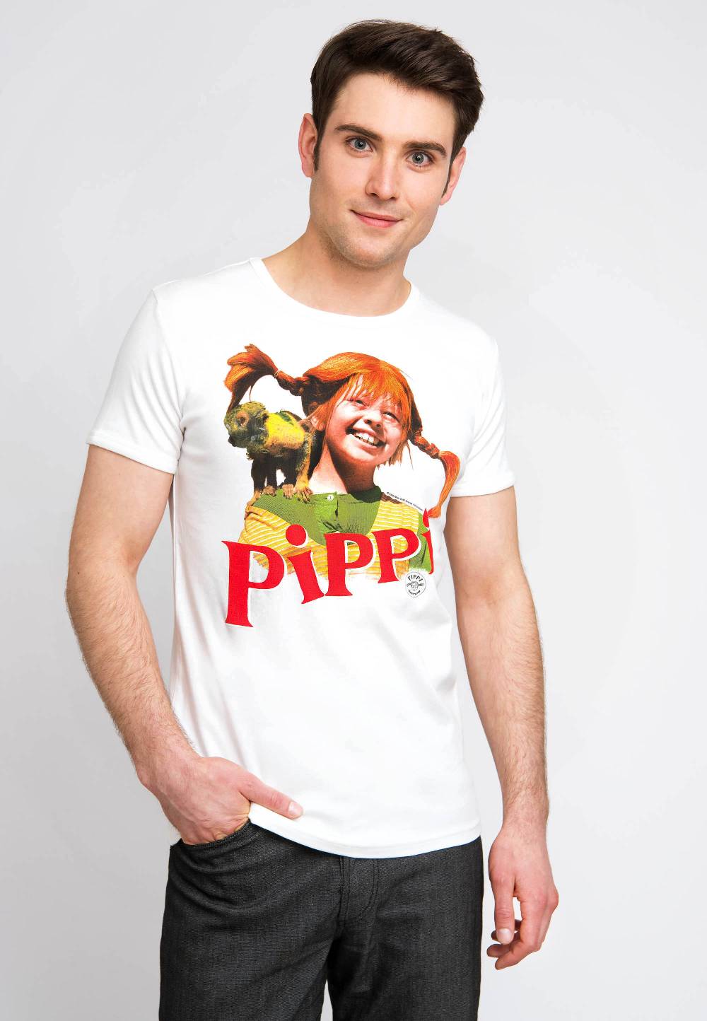 Logoshirt Pippi Langstrumpf & Herr Nilsson - T-Shirt Print - Herren Bis zu 65% Rabatt