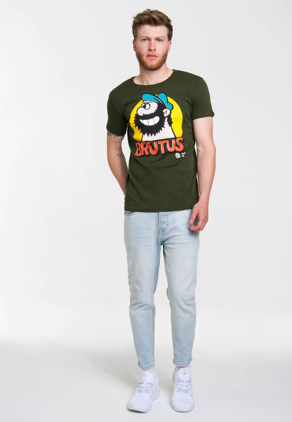 Logoshirt Popeye - Brutus - Pop Art - T-Shirt Print - Herren Vierteljährliche Förderung