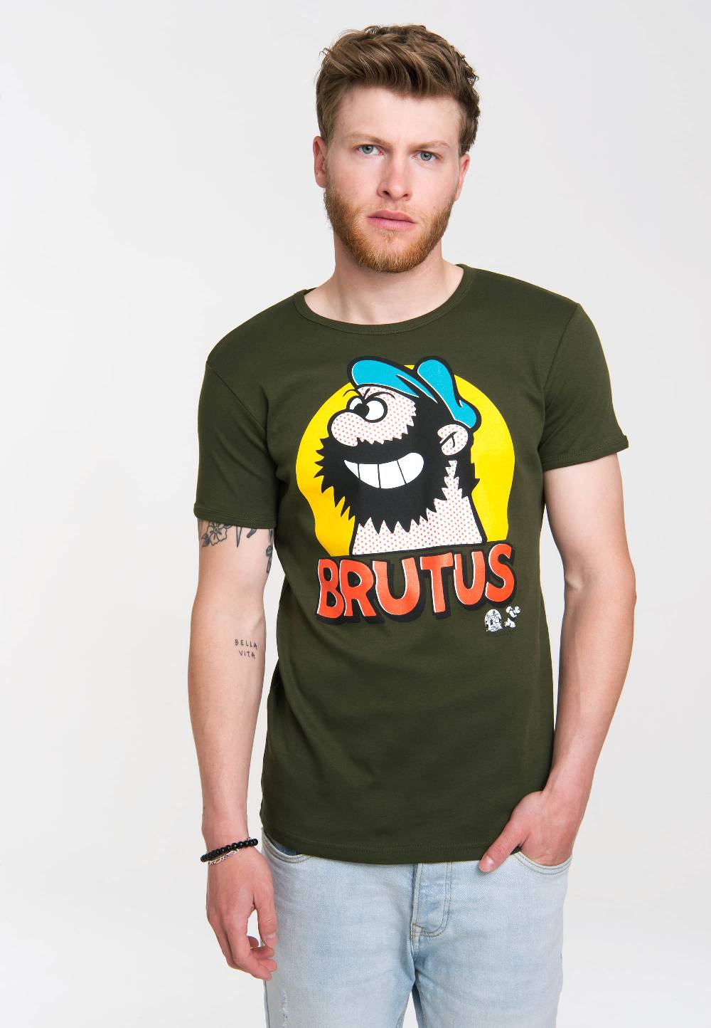 Logoshirt Popeye - Brutus - Pop Art - T-Shirt Print - Herren Vierteljährliche Förderung