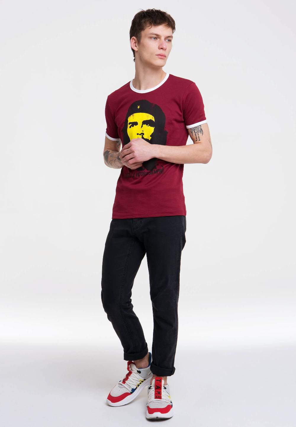 Logoshirt Che Guevara - Hasta La Victoria Siempre - T-Shirt Print - Herren Nur noch ein Tag übrig