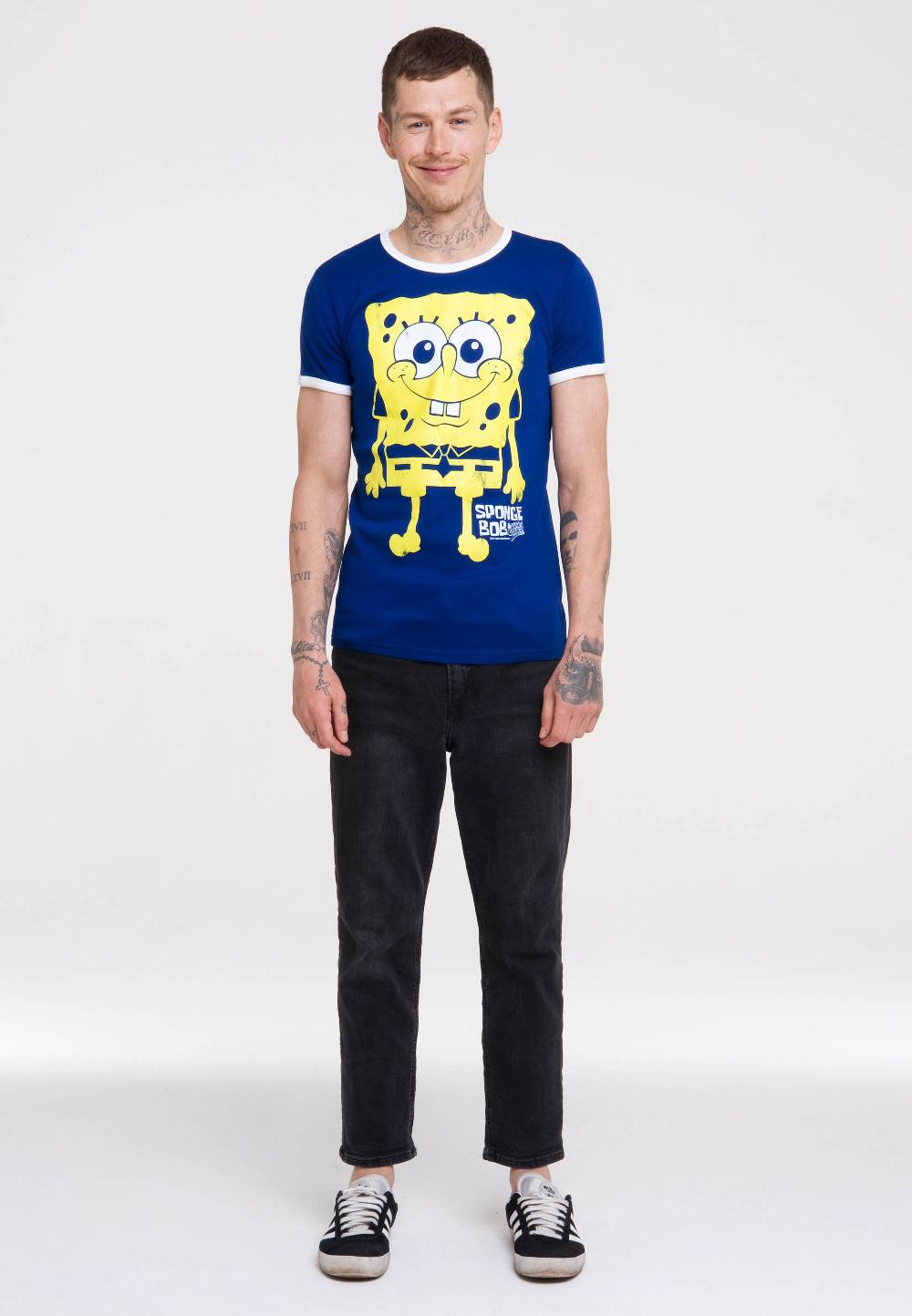 Logoshirt Spongebob - Ich Bin Bereit - T-Shirt Print - Herren Super Rabatt