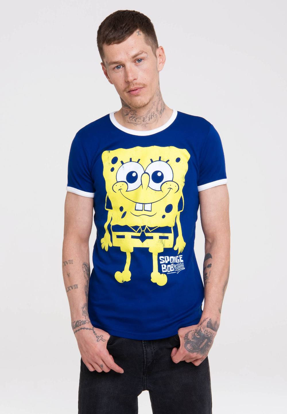 Logoshirt Spongebob - Ich Bin Bereit - T-Shirt Print - Herren Super Rabatt