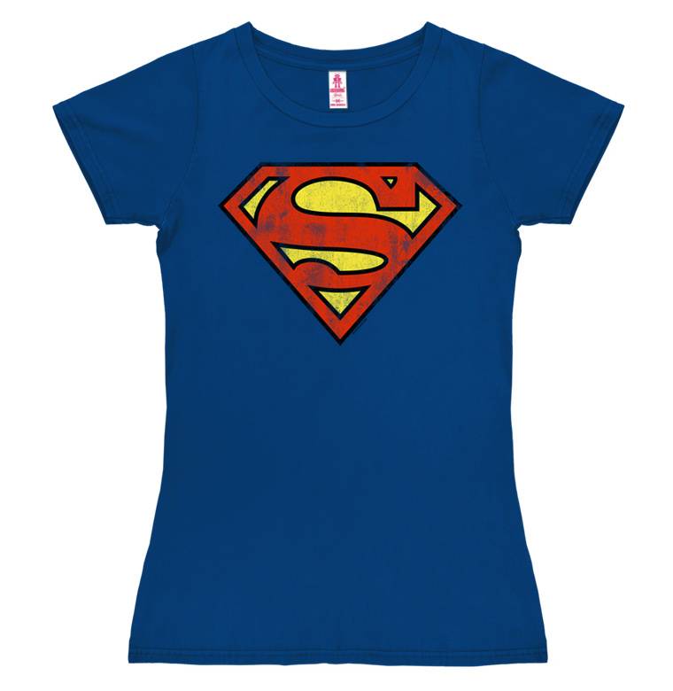 Logoshirt Superman - Logo - DC Comics - T-Shirt Print - Damen Fabrikladen
