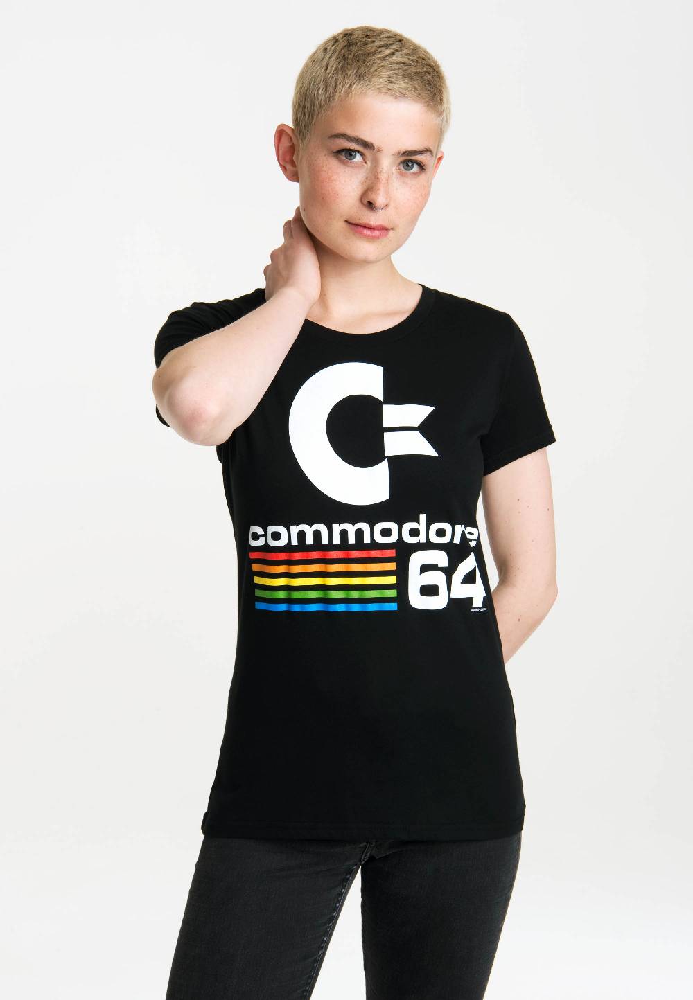Logoshirt Commodore 64 - C64 Logo - T-Shirt Print - Damen Meist gekauft