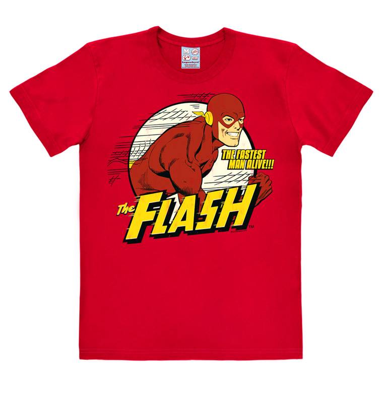 Logoshirt Flash - The Fastest Man Alive - DC Comics - T-Shirt Print - Herren Muttertagsangebot
