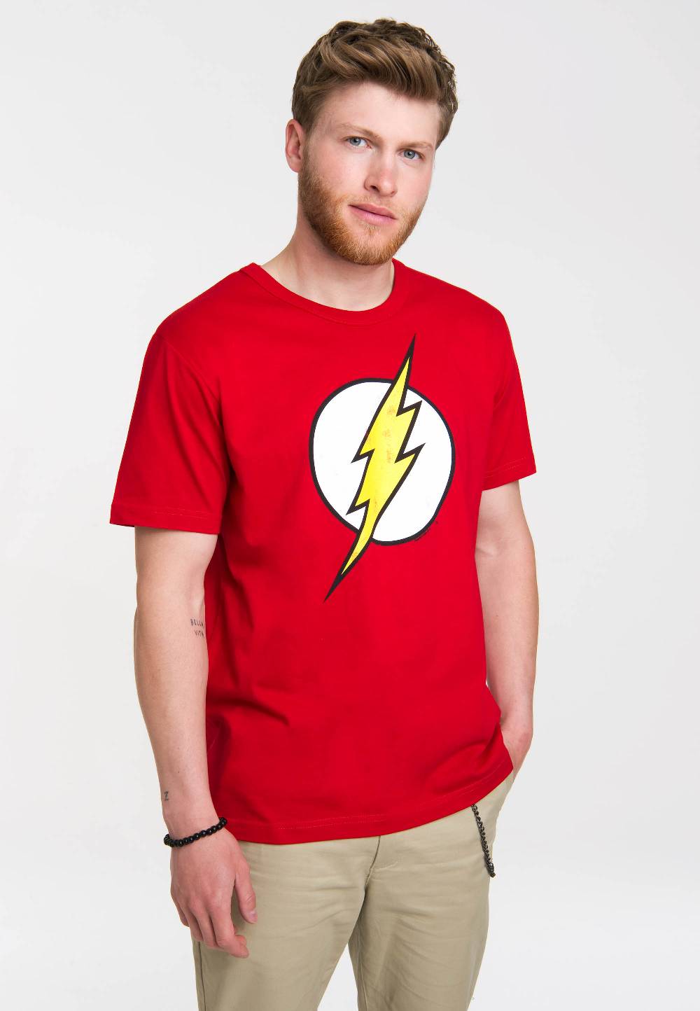 Logoshirt Flash - Logo - DC Comics - T-Shirt Print - Herren Vatertagsangebot