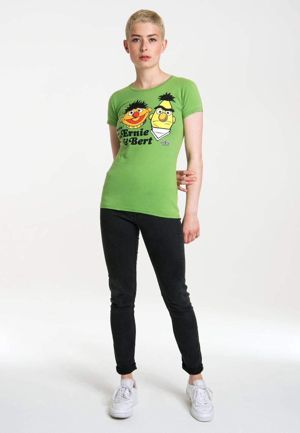 Logoshirt Ernie & Bert - Havin' Fun - Vintage - T-Shirt Print - Damen Top Angebot
