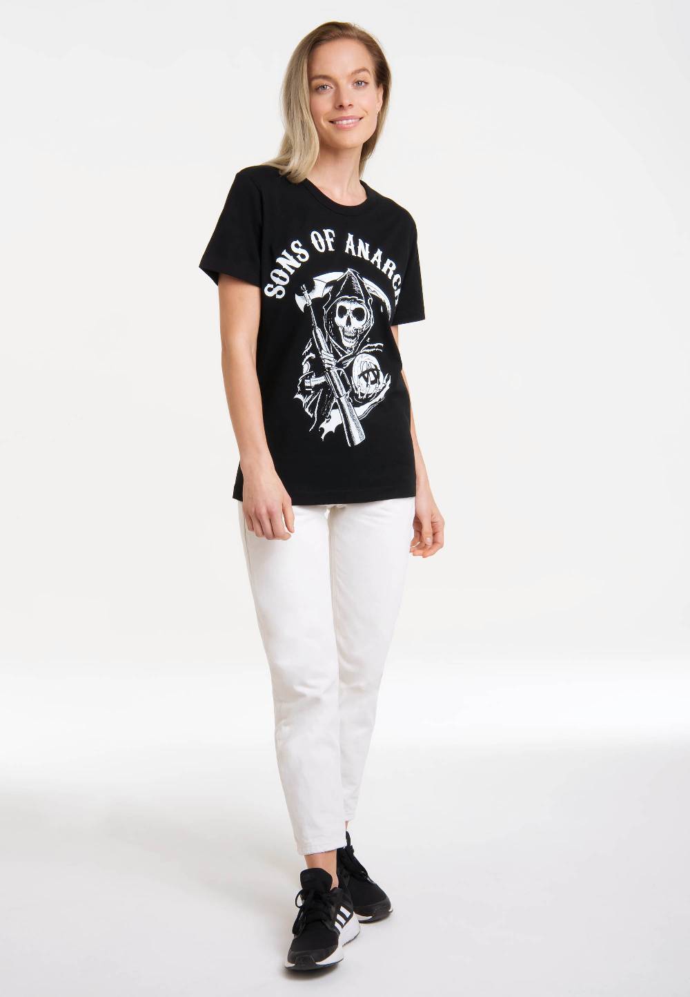 Logoshirt Sons of Anarchy - Logo - T-Shirt Print - Damen Neueste Mode