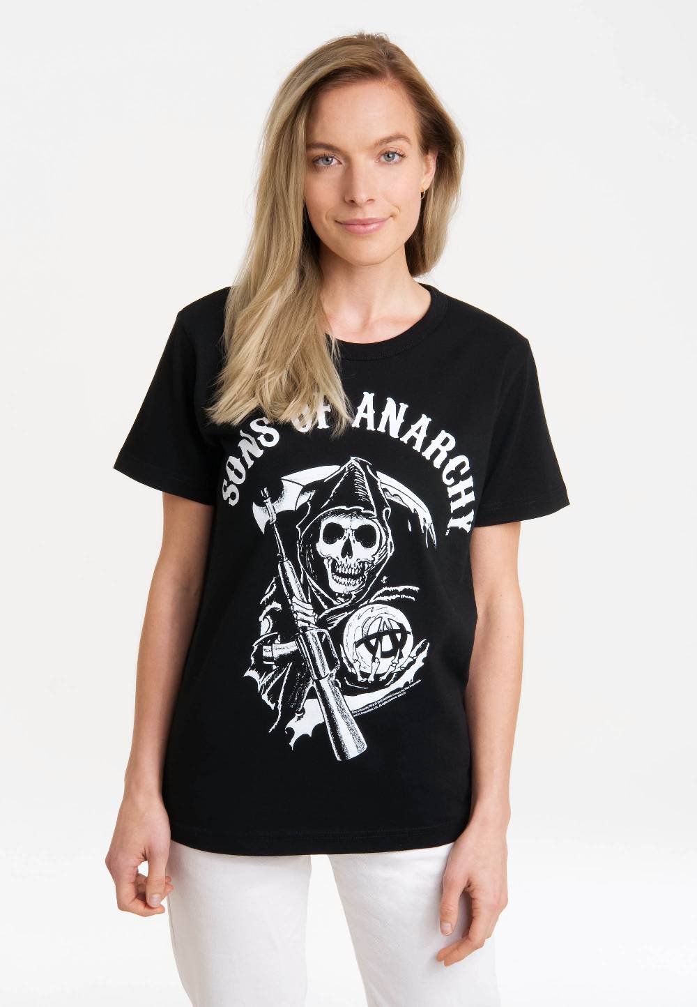 Logoshirt Sons of Anarchy - Logo - T-Shirt Print - Damen Neueste Mode