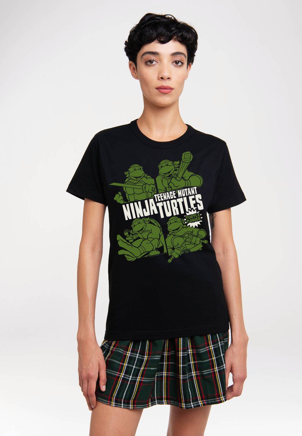 Logoshirt Ninja Turtles - Turtle Power - T-Shirt Print - Damen Zeitlich begrenztes Angebot