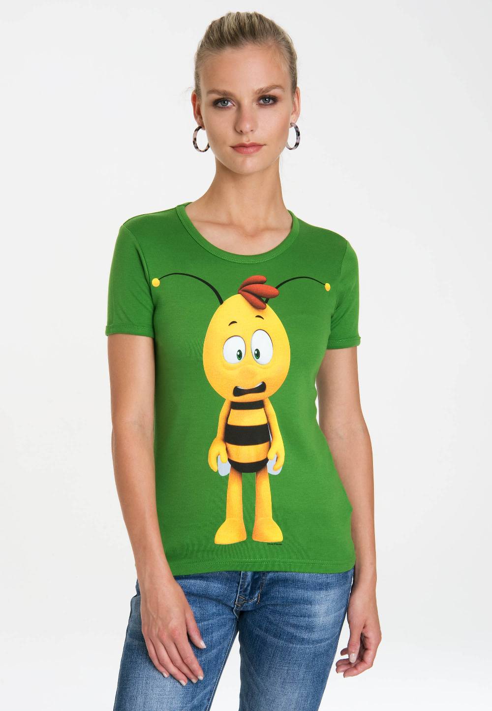 Logoshirt Biene Maja - Willi 3D - T-Shirt Print - Damen Kauf eins, bekomm eins gratis