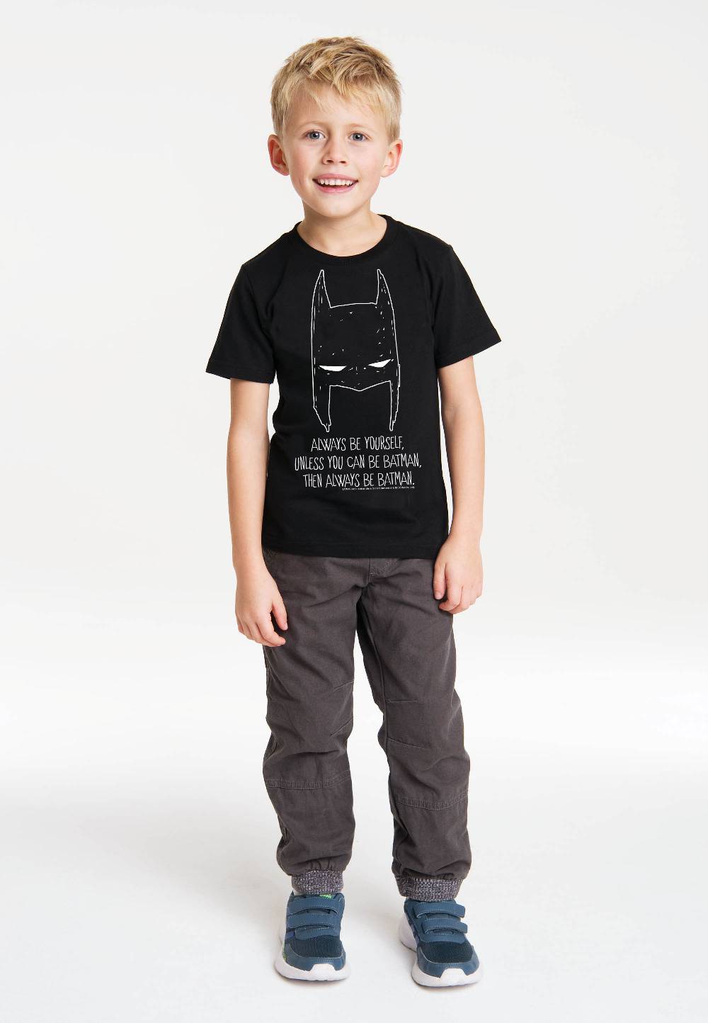 Logoshirt Batman - Always Be Yourself - DC Comics - Bio - T-Shirt Print - Kinder Wochenangebot