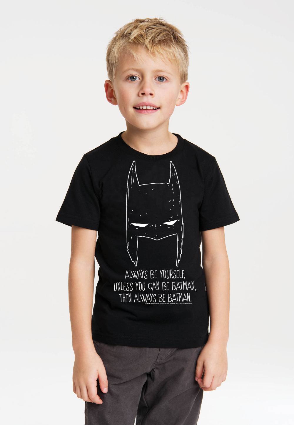 Logoshirt Batman - Always Be Yourself - DC Comics - Bio - T-Shirt Print - Kinder Wochenangebot