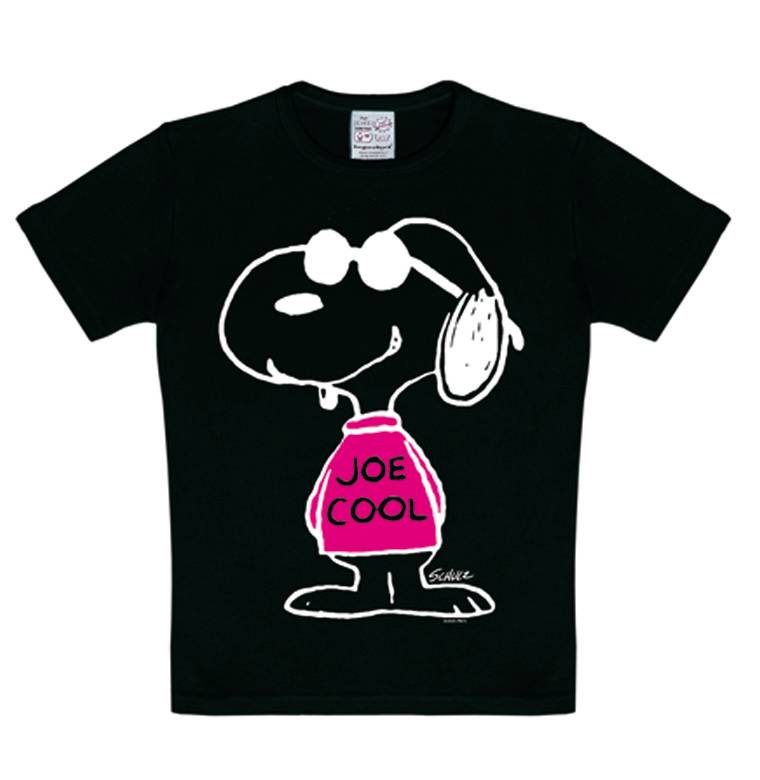 Logoshirt Peanuts - Snoopy - Joe Cool Pink - T-Shirt Print - Kinder Letzte 3 Tage