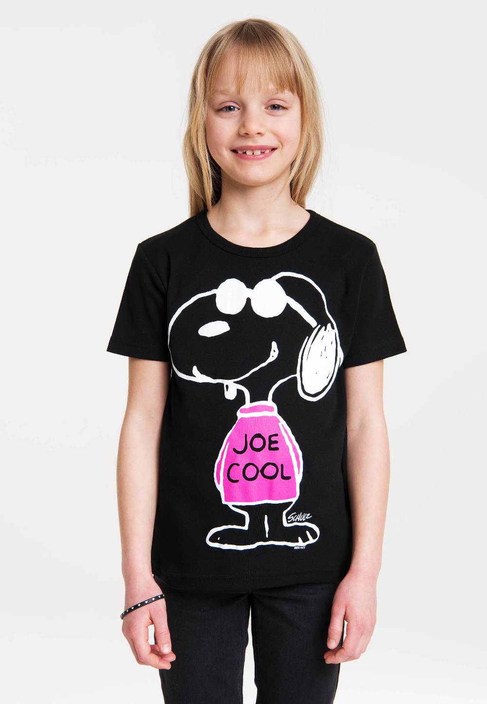 Logoshirt Peanuts - Snoopy - Joe Cool Pink - T-Shirt Print - Kinder Letzte 3 Tage