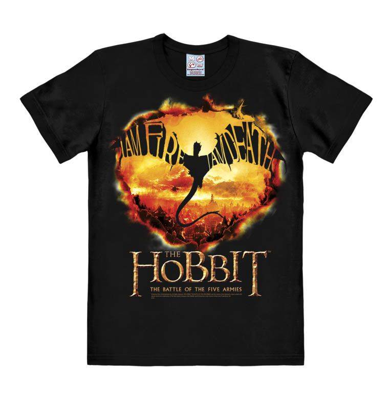 Logoshirt The Hobbit - I Am Fire I Am Death - Smaug - T-Shirt Print - Herren Zeitbegrenzte Promotion