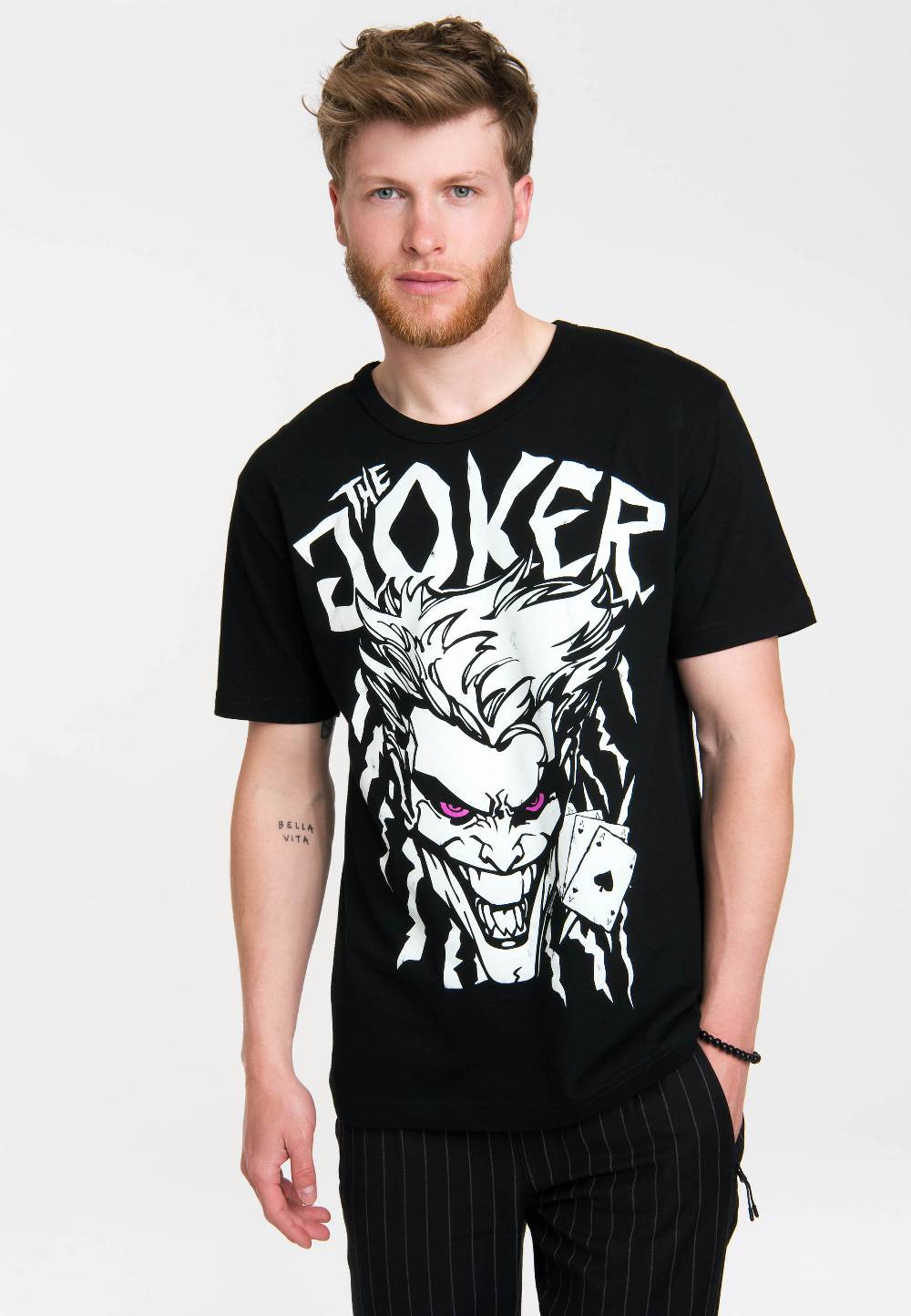 Logoshirt Batman - Joker - Aces - DC Comics - T-Shirt Print - Herren Super Rabatt
