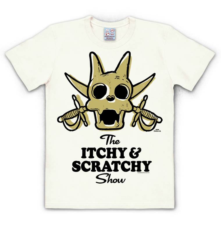 Logoshirt The Simpsons - Itchy & Scratchy Show - Scratchy - T-Shirt Print - Herren zollfrei