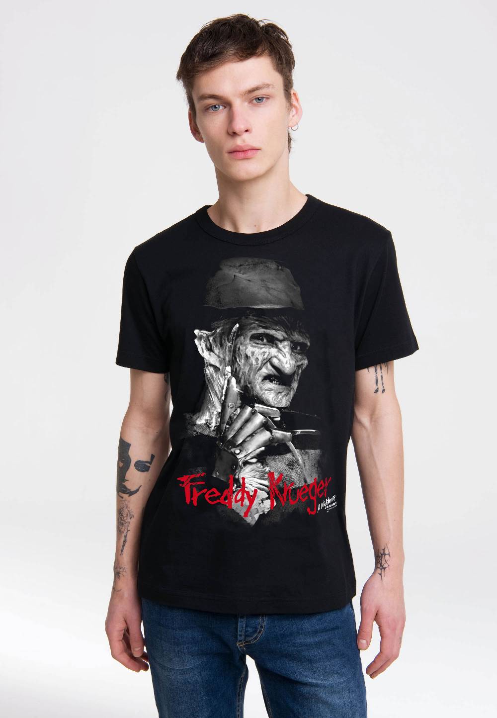 Logoshirt Freddy Krueger - Nightmare on Elm Street - Easyfit - T-Shirt 50% Rabatt für begrenzte Zeit