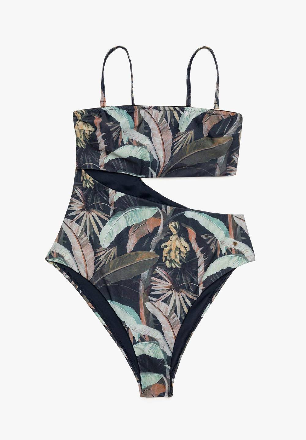 Lovjoi Badeanzug Asymmetrical HIBISCO Recycled Print Cyber Monday