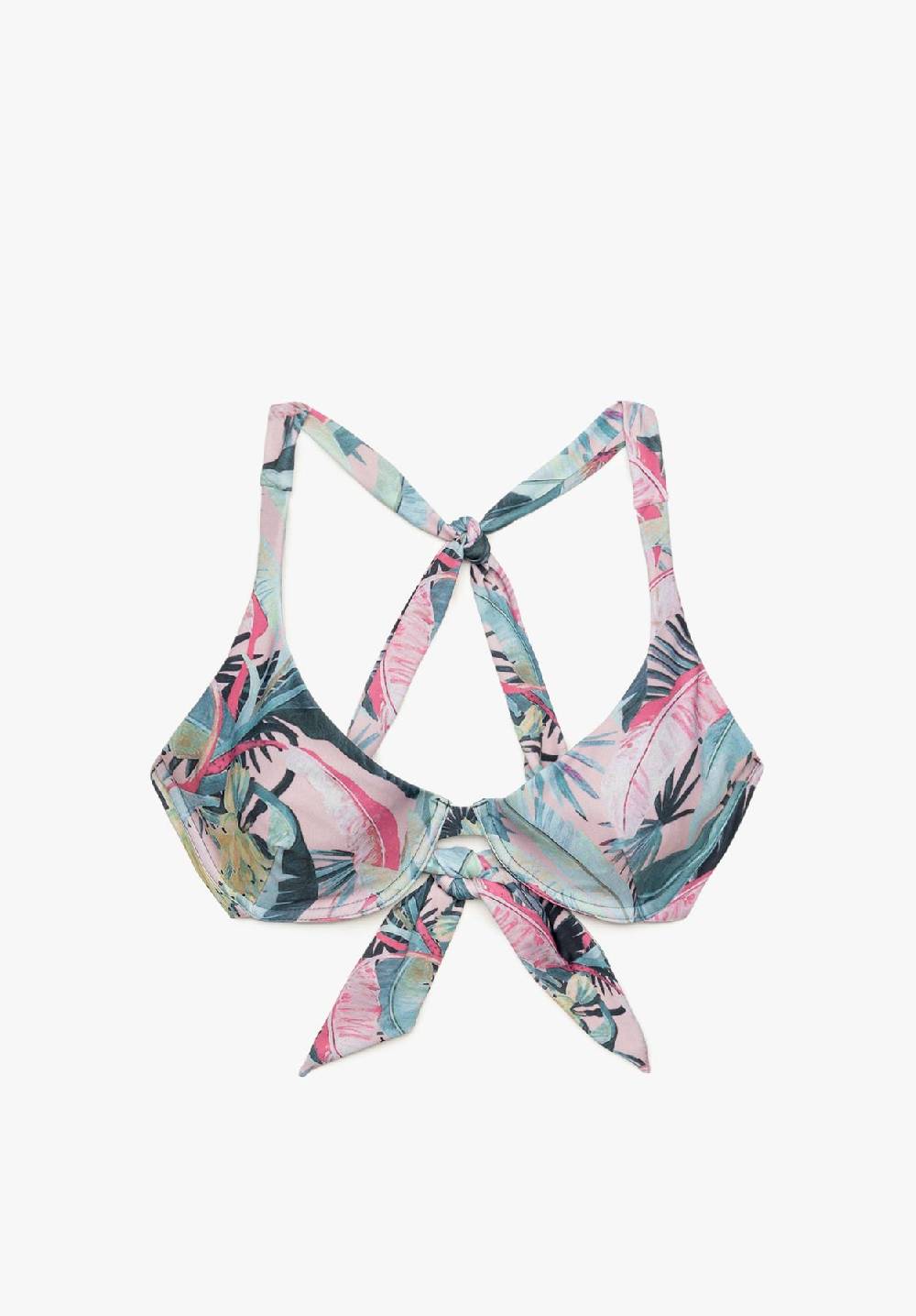 Lovjoi Bikini Top Cross Back with Wires FORTUNEI Recycled Print Hotsell