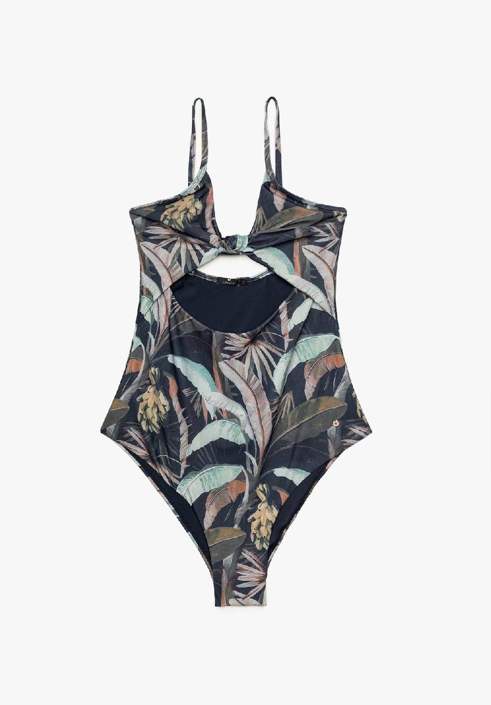 Lovjoi Badeanzug Knotted BELADONA Recycled Print Limitierter Zeitrabatt