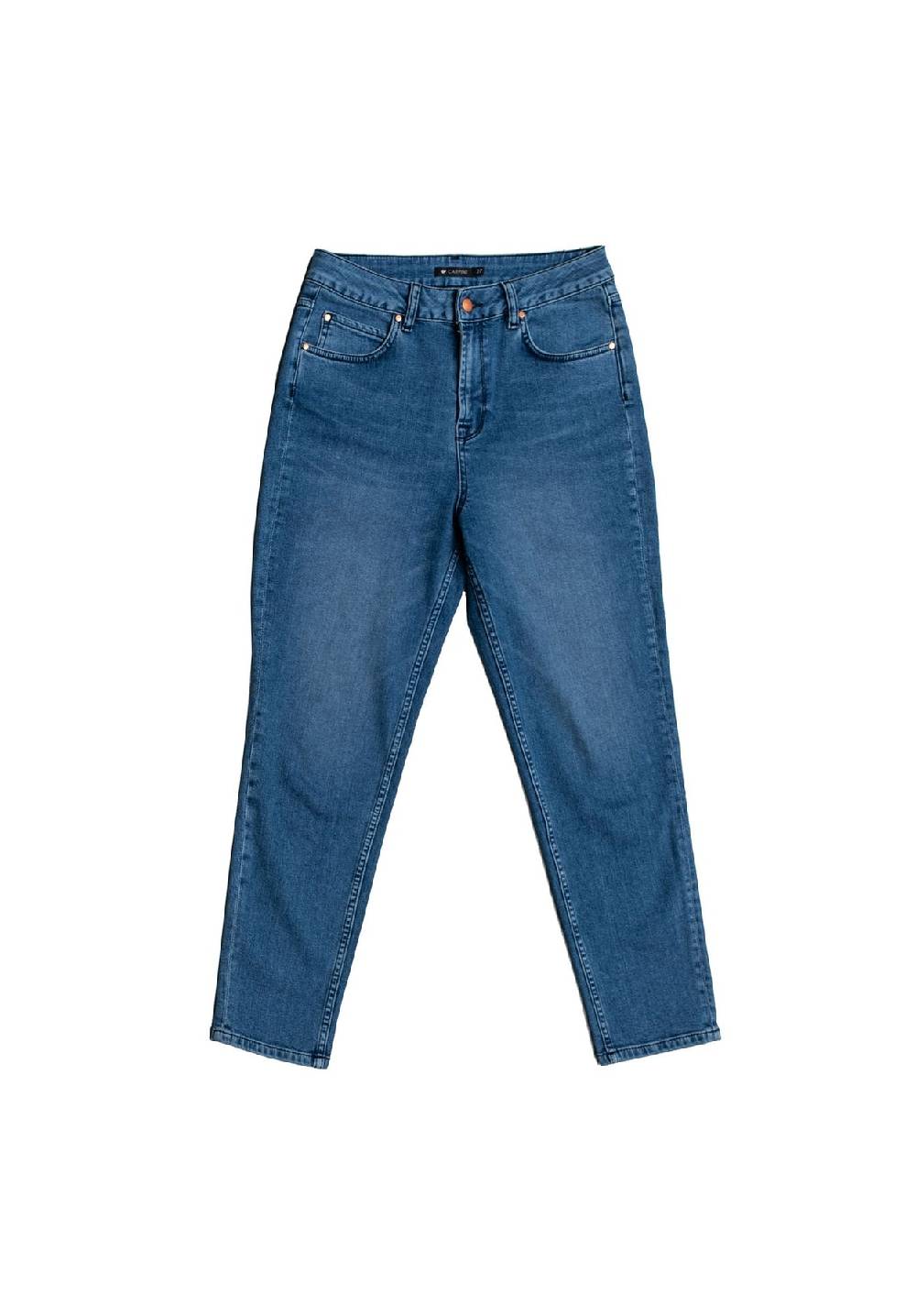 Lovjoi Mom Jeans CARPINE Blue Denim Preisnachlass