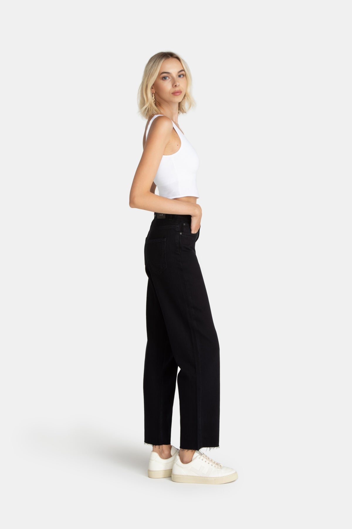 Lovjoi Straight Jeans MEDLAR Black Overdyed Black Friday