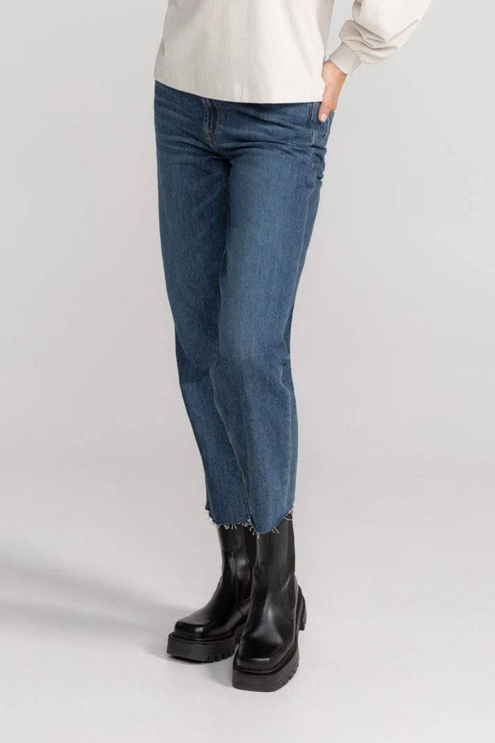 Lovjoi Straight Jeans MEDLAR Middark Cyber Monday