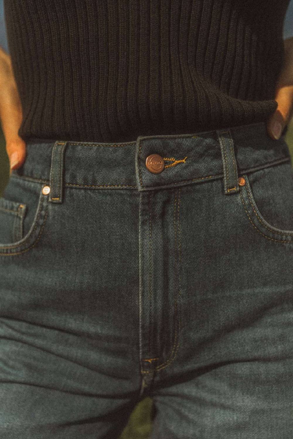 Lovjoi Straight Jeans MEDLAR Middark Cyber Monday