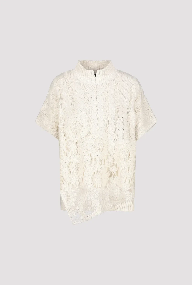 ﻿Monari Pullover mit Spitze Große Rabatte