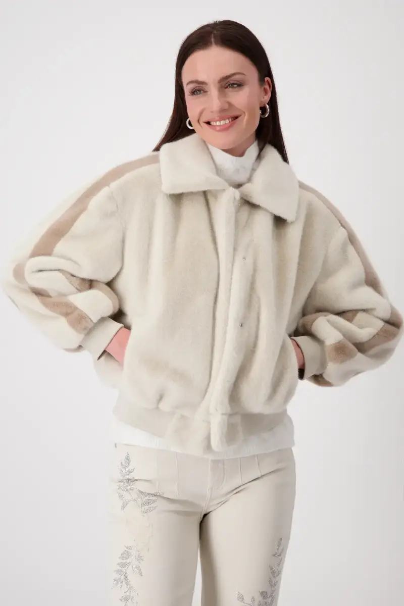 Monari Flauschige Jacke Neuheiten