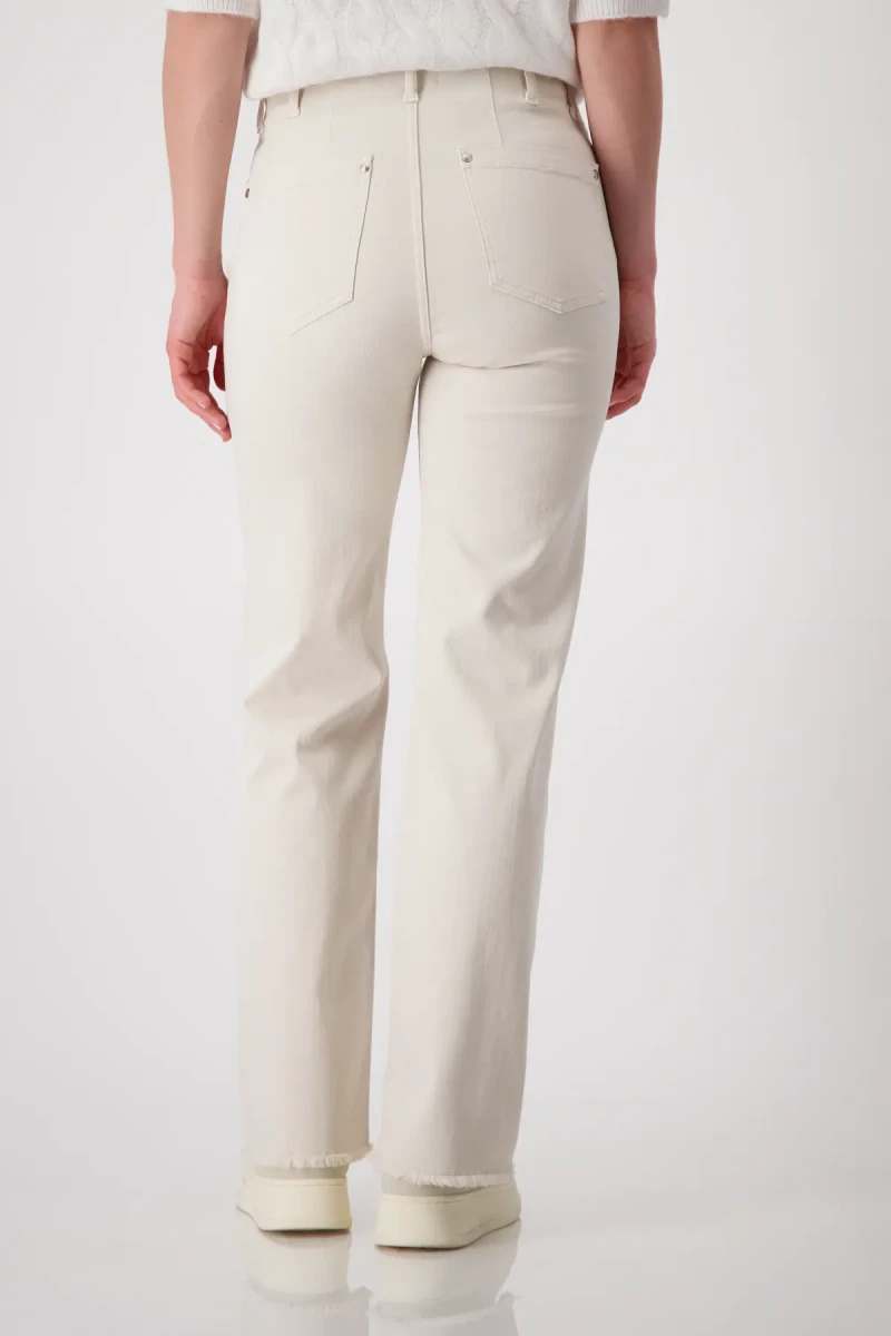 Monari Wide Leg Hose mit Schmuck Tägliche Deals