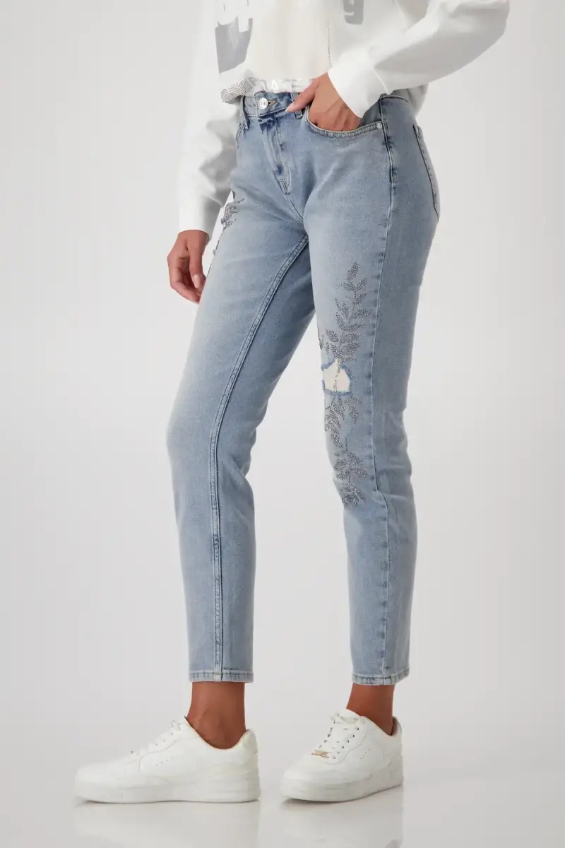 Monari Jeans mit Schmuck Riesige Ersparnisse