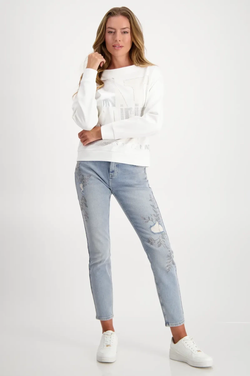 Monari Jeans mit Schmuck Riesige Ersparnisse