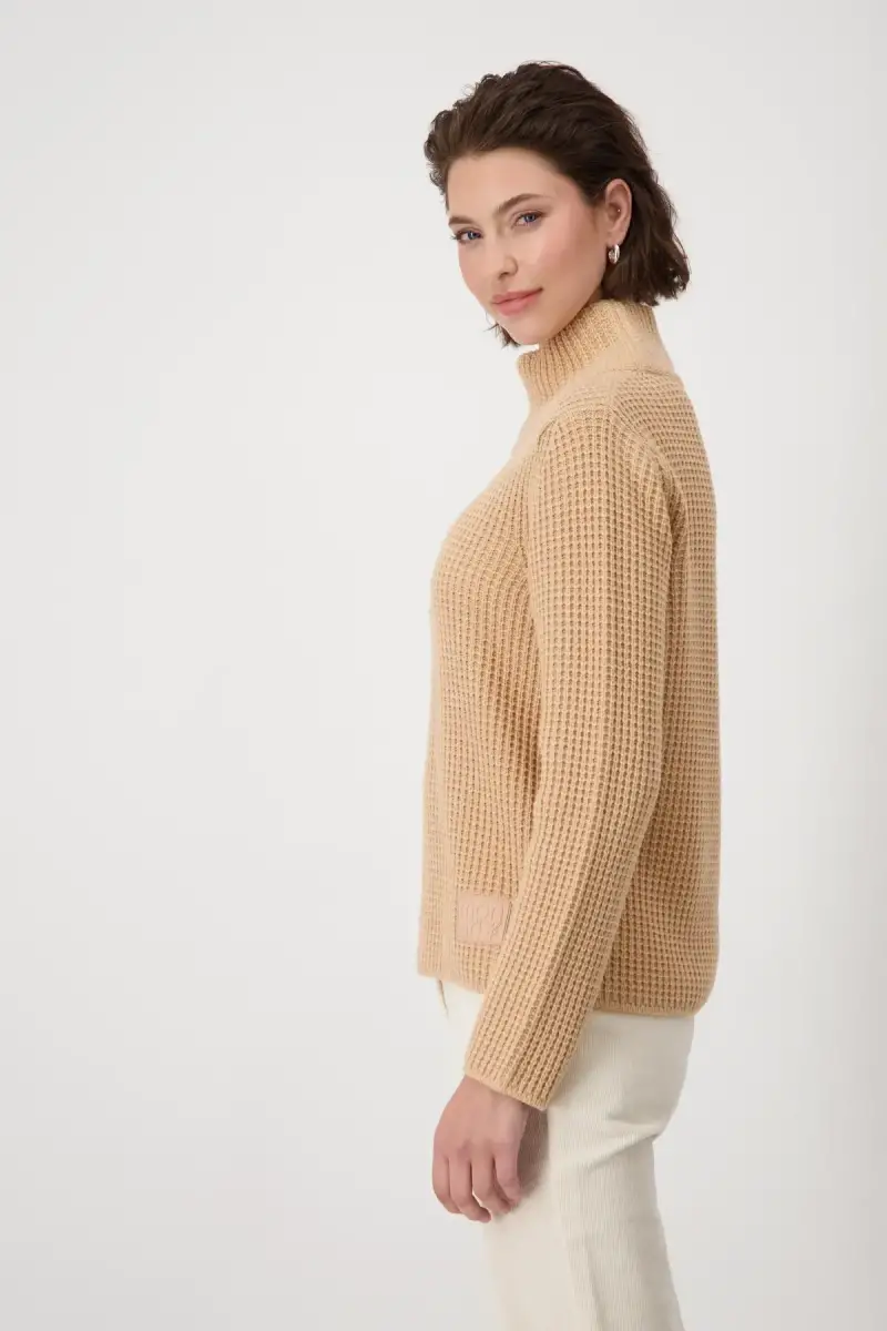 Monari Strickpullover mit Stehkragen Begrenzte Freigabe