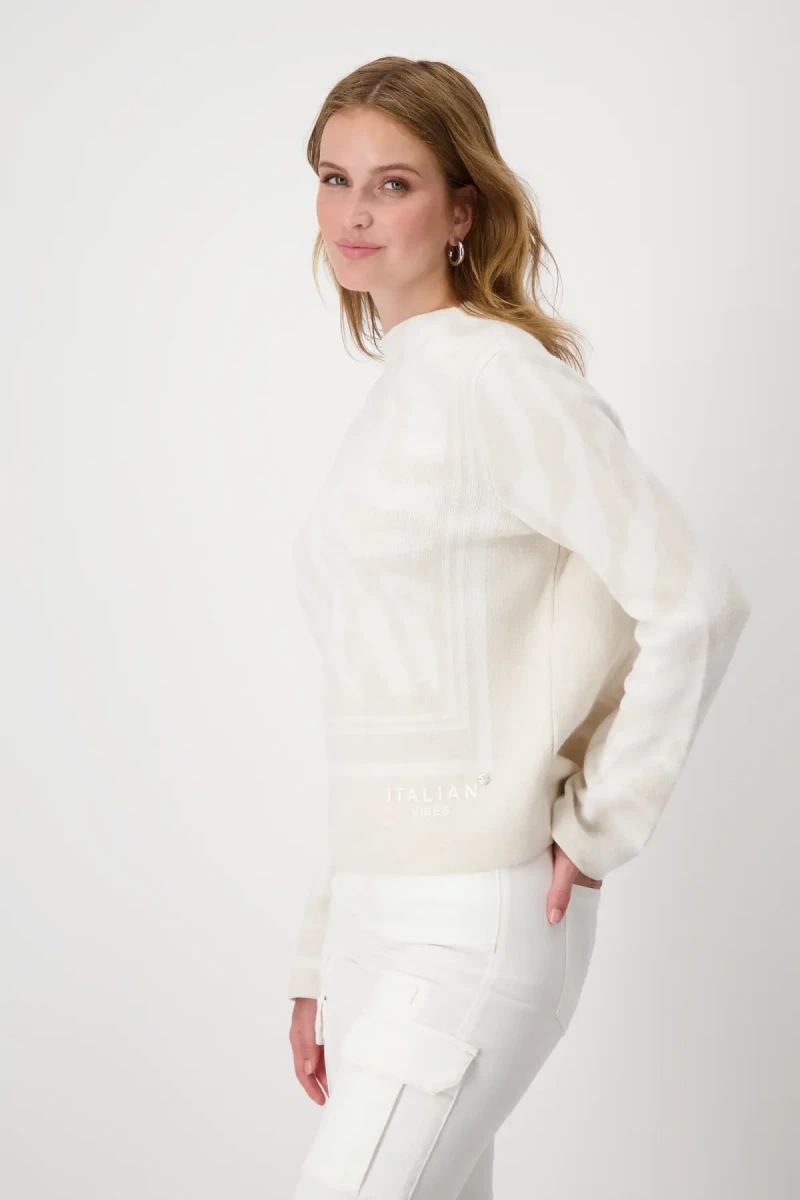 Monari Pullover mit Tigermuster Bis zu 50% Rabatt