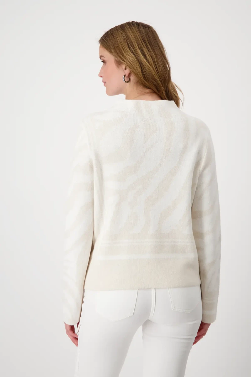 Monari Pullover mit Tigermuster Bis zu 50% Rabatt