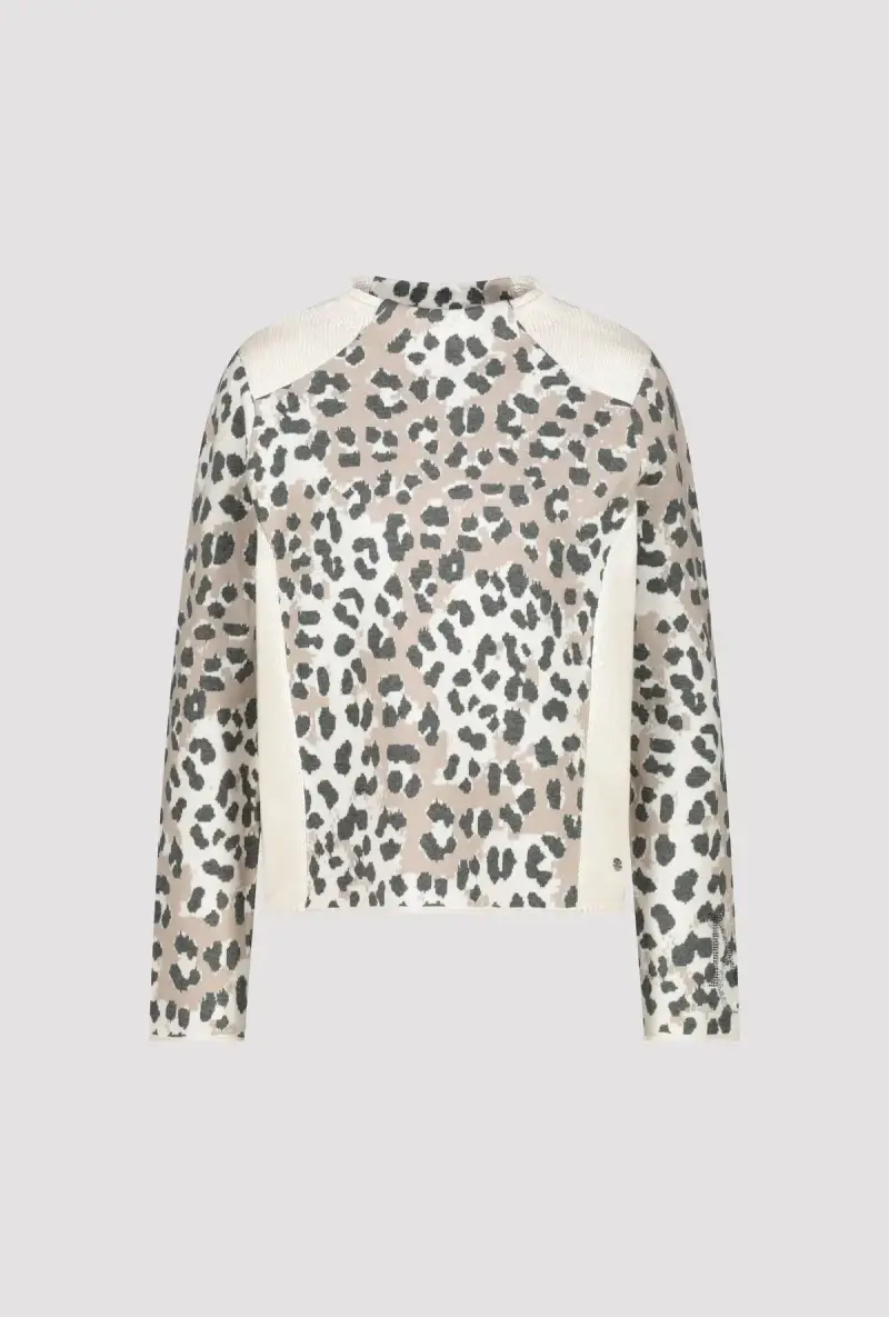 Monari Pullover mit Leomuster Bis zu 60% Rabatt